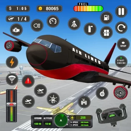 Real Flight Sim Airplane Games