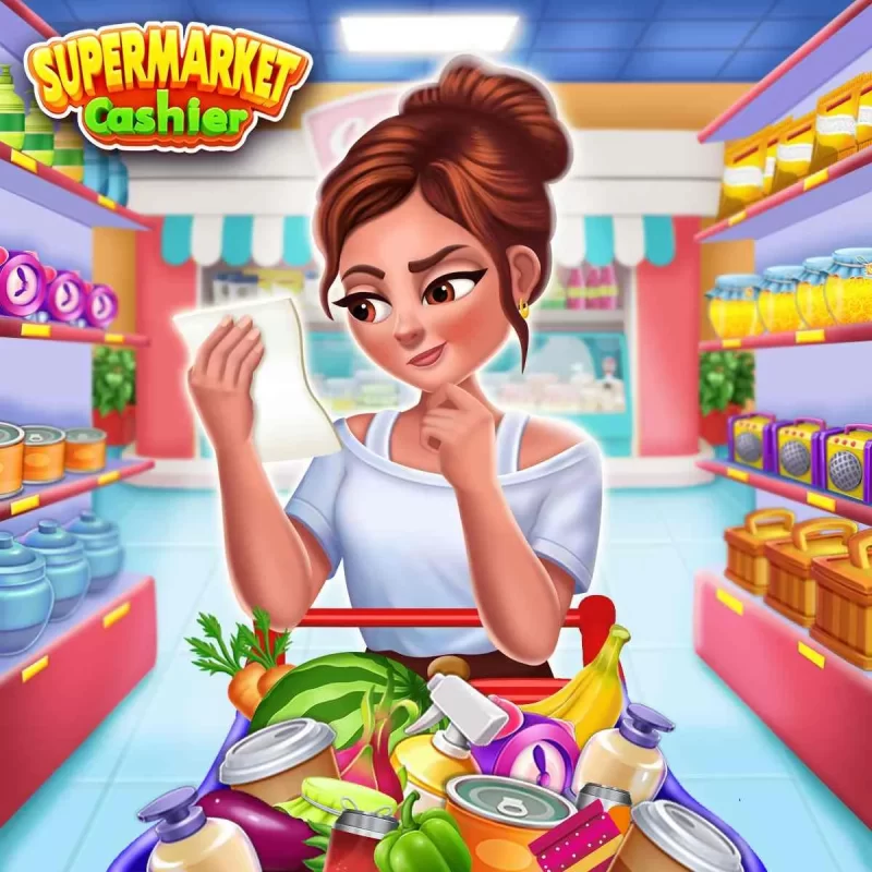 Supermarket Cashier Games 3D apk