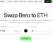 Swapping Bera to ETH
