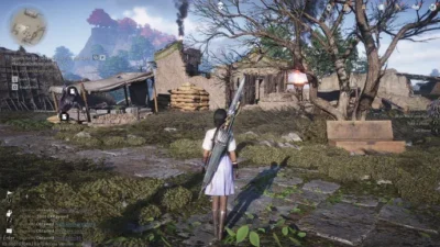 Village Interaction Scene of Where Winds Meet