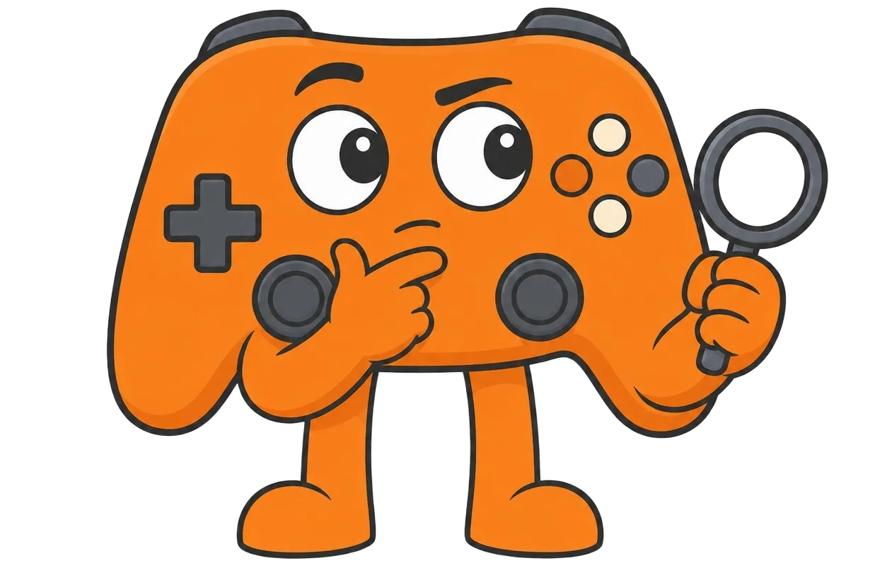 GamepadTester mascot watching the connection comparison